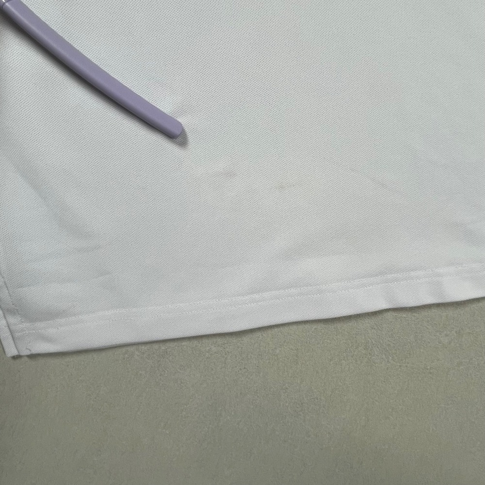 Travis‎ Mathew Polo Shirt Mens XXL White Stars Stripes Patriotic Golf Athleisure - Picture 7 of 11